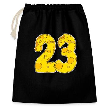23 years old Lustig Käse - Gift Bag 40 x 50 cm - black - Front