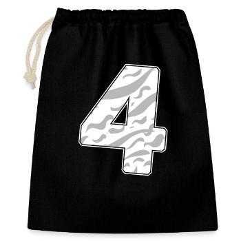 4 - Four - Gift Bag 40 x 50 cm - black - Front