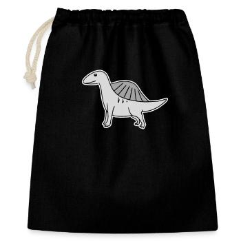 Dino Motif Dinosaure Enfants Enfant - Sac cadeau 40 x 50 cm - noir - Devant