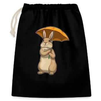 Bunny Umbrella - Gift Bag 40 x 50 cm - black - Front