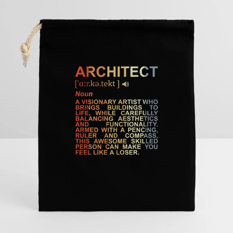 Architecte Explication des termes Sac cadeau 40 x 50 cm