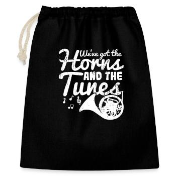 We've got the horns and the melodies - Gift Bag 40 x 50 cm - black - Front