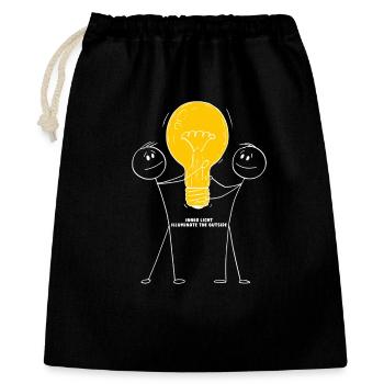 Modern Style Inner light illuminate the outside - Gift Bag 40 x 50 cm - black - Front
