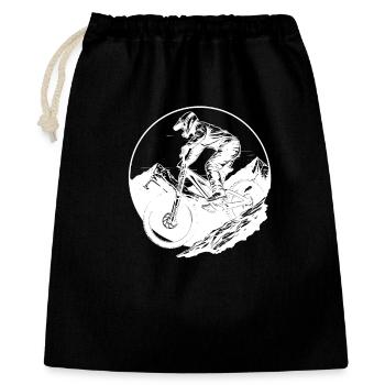 Mountain biking - Gift Bag 40 x 50 cm - black - Front