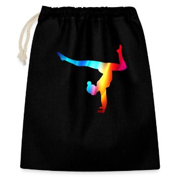 Gymnast Gymnastics Gymnastics Club Gymnastics Gymnastics - Gift Bag 40 x 50 cm - black - Front