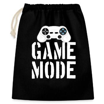 Mode de jeu - Sac cadeau 40 x 50 cm - noir - Devant