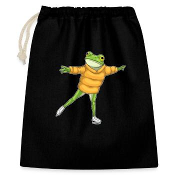 Patins à glace Frog - Sac cadeau 40 x 50 cm - noir - Devant
