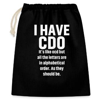 I have cdo - Gift Bag 40 x 50 cm - black - Front