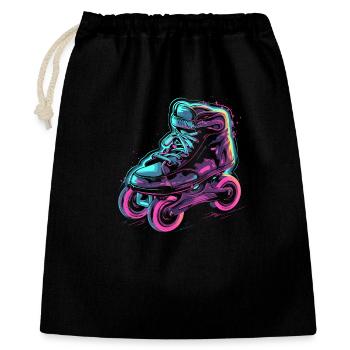 Roller Skates Steampunk - Gift Bag 40 x 50 cm - black - Front