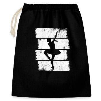 Ballet Dancer Drawing - Gift Bag 40 x 50 cm - black - Front