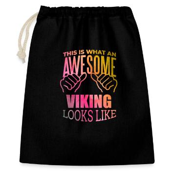 Viking - Sac cadeau 40 x 50 cm - noir - Devant