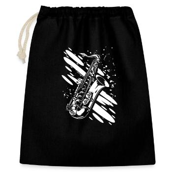 Saxophone - Gift Bag 40 x 50 cm - black - Front