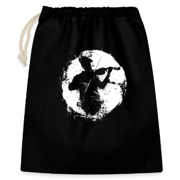 Violinist Graphic - Gift Bag 40 x 50 cm - black - Front