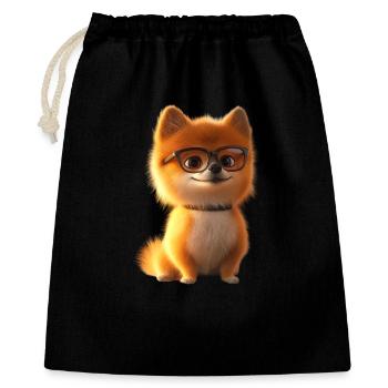 Pomeranian Pomeranian Pom Sweet German Spitz - Gift Bag 40 x 50 cm - black - Front