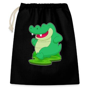 Crocodile Jogger Jogging Sport - Sac cadeau 40 x 50 cm - noir - Devant