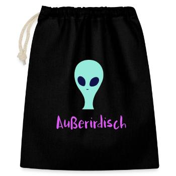 Mysterious Alien - Gift Bag 40 x 50 cm - black - Front