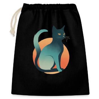 Dark Cat - Gift Bag 40 x 50 cm - black - Front