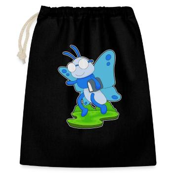 Butterfly Book - Gift Bag 40 x 50 cm - black - Front