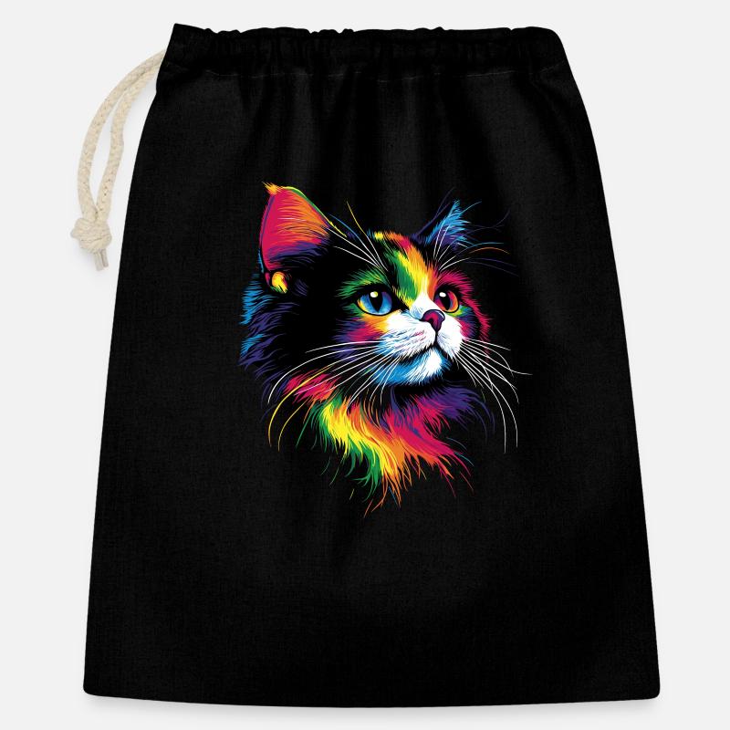 Ragdoll Kat Ragdoll Kat Søde Ragdoll Katte - Gavepose 40 x 50 cm - sort