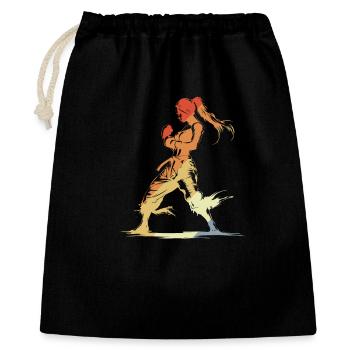 Vintage Kickboxer - Gift Bag 40 x 50 cm - black - Front
