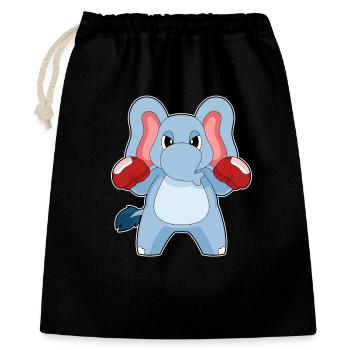 Elephant Boxer Gants de boxe Boxe - Sac cadeau 40 x 50 cm - noir - Devant