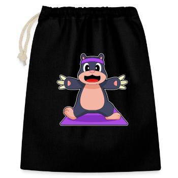 Mole Yoga Fitness Gymnastics - Gift Bag 40 x 50 cm - black - Front