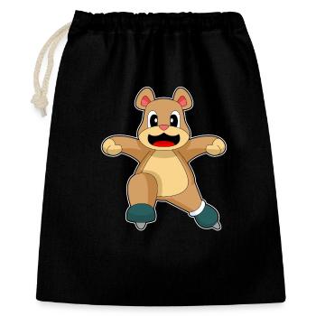 Patins à glace Bear - Sac cadeau 40 x 50 cm - noir - Devant