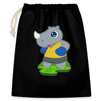Rhino Boxer Gants de boxe Boxe - Sac cadeau 40 x 50 cm - noir - Devant