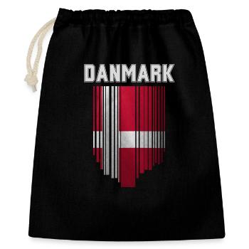 Flag of Denmark, Danish pride - Gift Bag 40 x 50 cm - black - Front