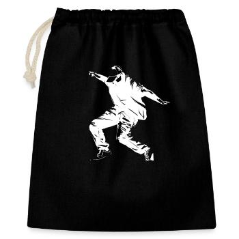 Breakdance Sketch - Gift Bag 40 x 50 cm - black - Front