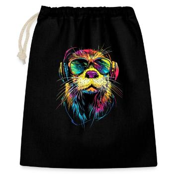 Otter Sea Otter Otter Marten Love Cute Otter - Gift Bag 40 x 50 cm - black - Front