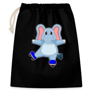 Elefant Inline skating Inline skates - Gift Bag 40 x 50 cm - black - Front