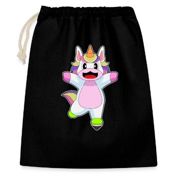 Unicorn Inline skating Inline skates - Gift Bag 40 x 50 cm - black - Front