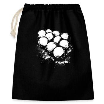 Billiard Balls Gaffiti - Gift Bag 40 x 50 cm - black - Front