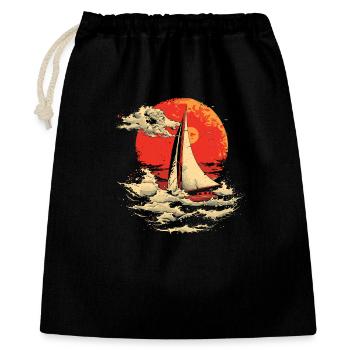 Sailing 90s Look - Gift Bag 40 x 50 cm - black - Front