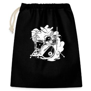 Drums Graphics - Gift Bag 40 x 50 cm - black - Front