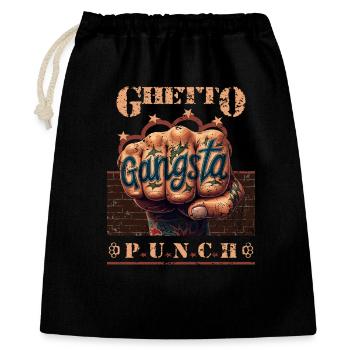 Ghetto Punch - Sac cadeau 40 x 50 cm - noir - Devant