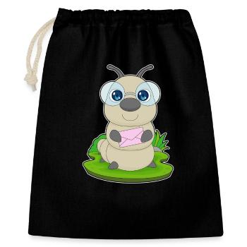 Lettre Caterpillar - Sac cadeau 40 x 50 cm - noir - Devant