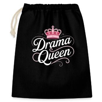 Drama Queen Königin Prinzessin Selbstwert Frauen - Geschenkbeutel aus Baumwolle (40 x 50 cm) - Schwarz - Vorne