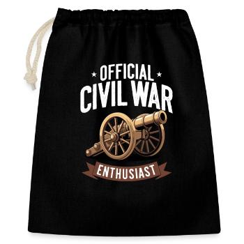 Civil War Enthusiast U.S. Civil War - Gift Bag 40 x 50 cm - black - Front