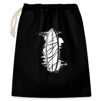 Planche de surf Street Art - Sac cadeau 40 x 50 cm - noir - Devant