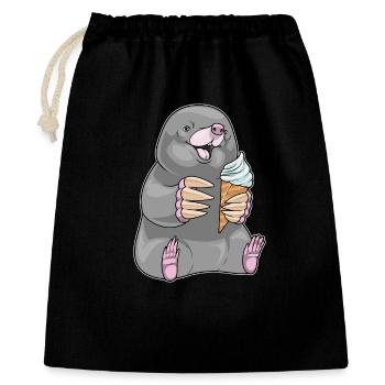 Mole Waffle Cream - Gift Bag 40 x 50 cm - black - Front