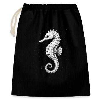 Sea horse - Gift Bag 40 x 50 cm - black - Front