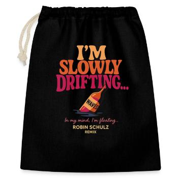 Waves - I'm Slowly Drifting Away Robin Schulz - Geschenkbeutel aus Baumwolle (40 x 50 cm) - Schwarz - Vorne