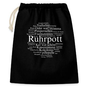 Ruhrpott Language Dortmund Bochum Hömma Ruhrdeutsch - Gift Bag 40 x 50 cm - black - Front
