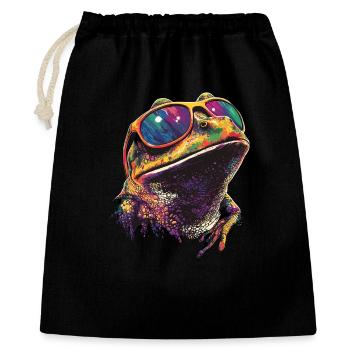 Grenouille Petit Crapaud Grenouille Grenouille Prince Grenouilles - Sac cadeau 40 x 50 cm - noir - Devant