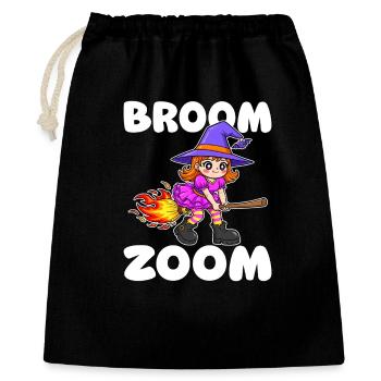BAI ZOOM - SORCIÈRE HALLOWEEN - Sac cadeau 40 x 50 cm - noir - Devant