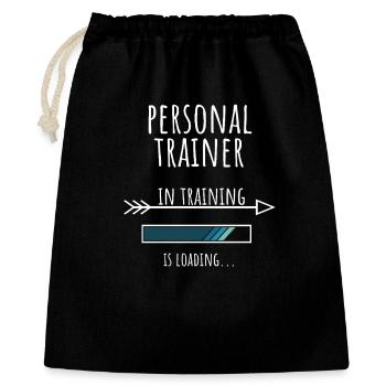 Personal Trainer Gift Profession Training - Gift Bag 40 x 50 cm - black - Front