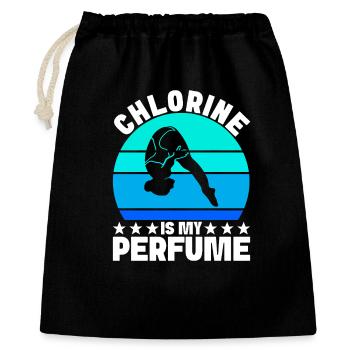 Diving diving board - Gift Bag 40 x 50 cm - black - Front