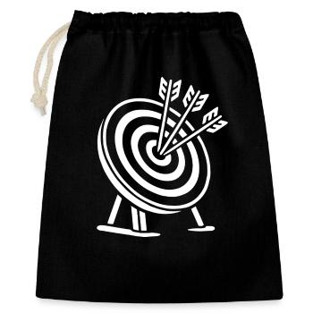 Archery Archers Hit the Mark - Gift Bag 40 x 50 cm - black - Front